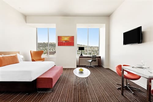 Premium bedding, minibar, in-room safe, desk