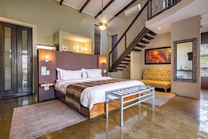 Ropa de cama de alta calidad y minibar 