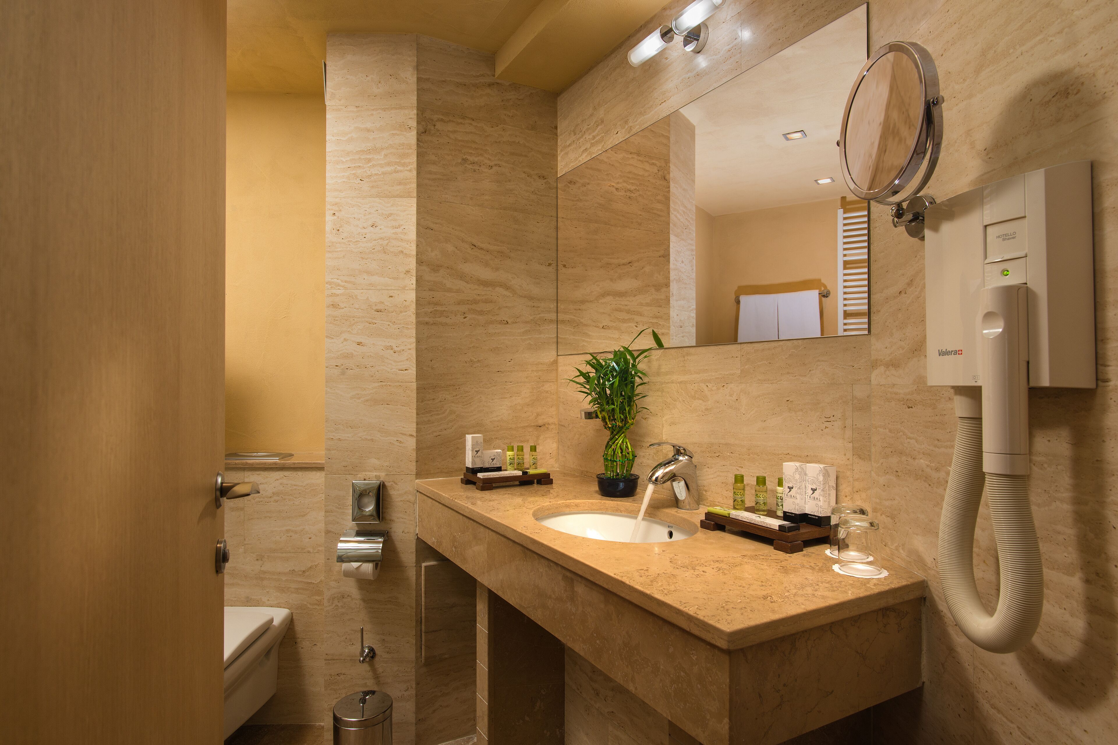 shower, free toiletries, hair dryer, bathrobes