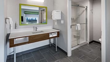 Suite, 1 King Bed, Non Smoking | Bathroom shower