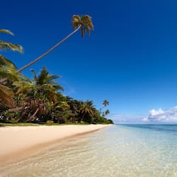 Private beach, white sand, sun loungers, beach umbrellas