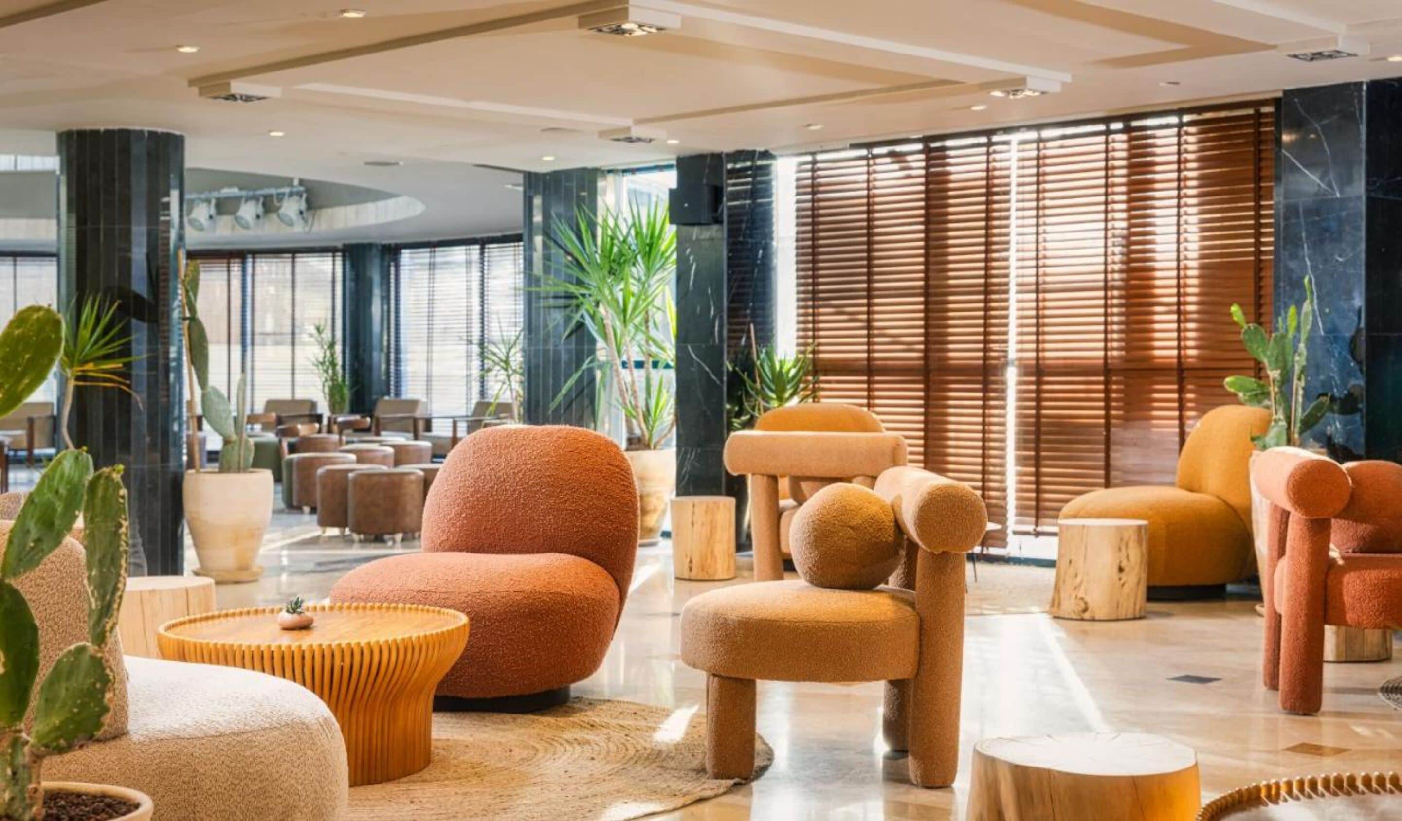 Sala de estar en el lobby