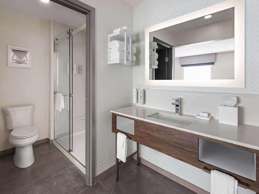 Studio, 1 King-Bett und Schlafsofa, Nichtraucher | Dusche im Bad