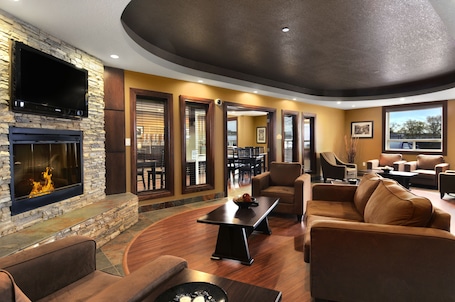 Lobby sitting area. Ramada by Wyndham Cold Lake