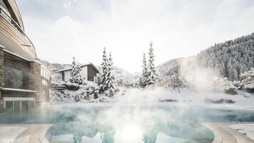 Indoor pool, outdoor pool