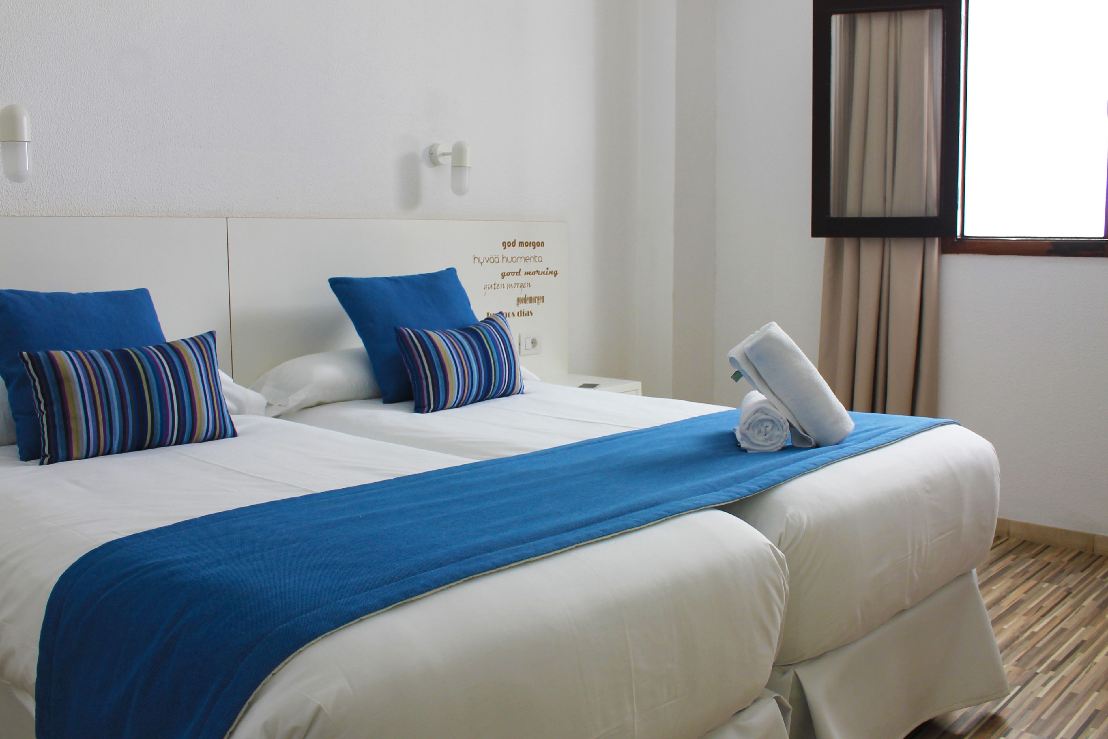 premium bedding, free cots/infant beds, free wifi, bed sheets