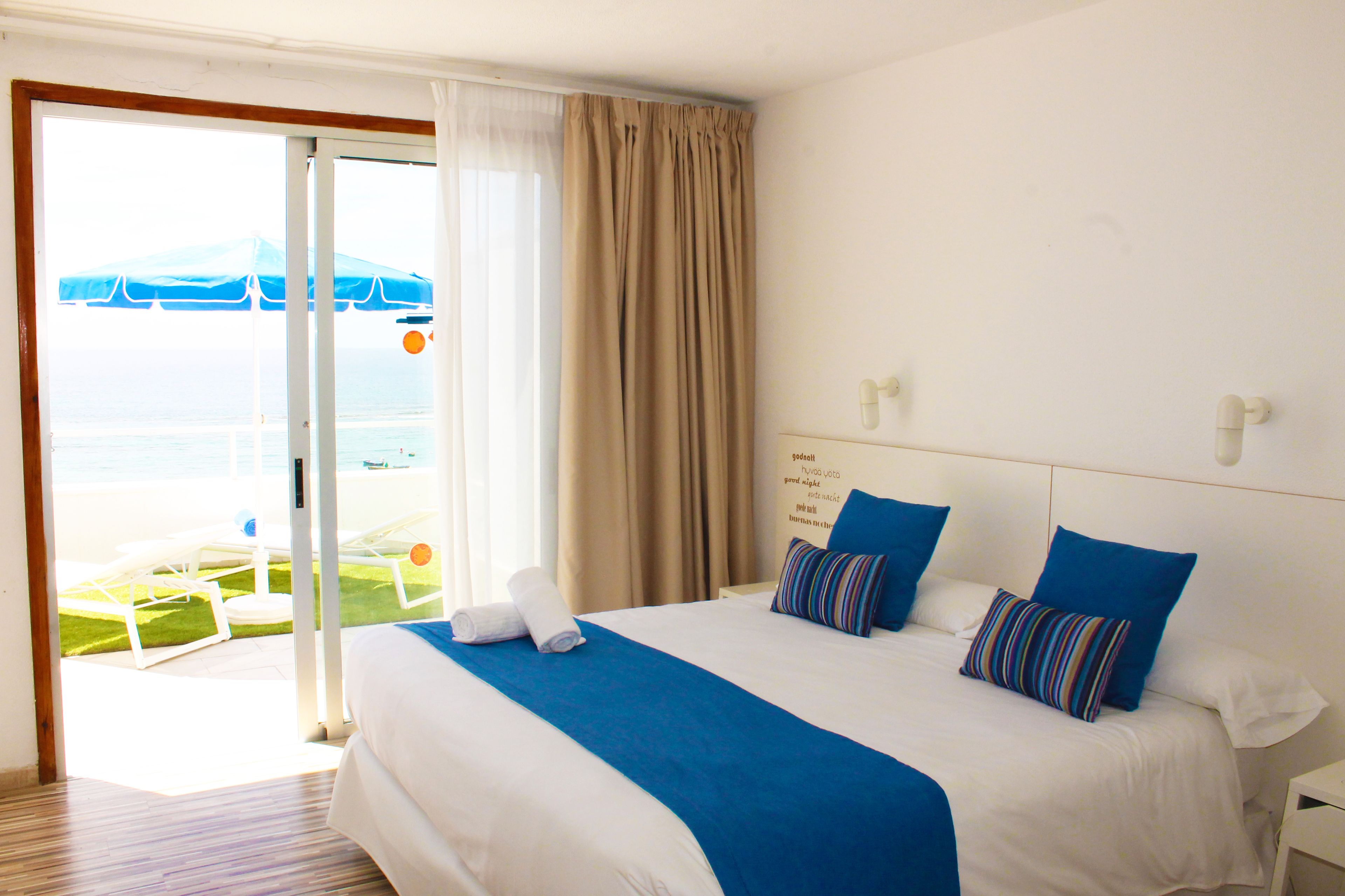 premium bedding, free cots/infant beds, free wifi, bed sheets