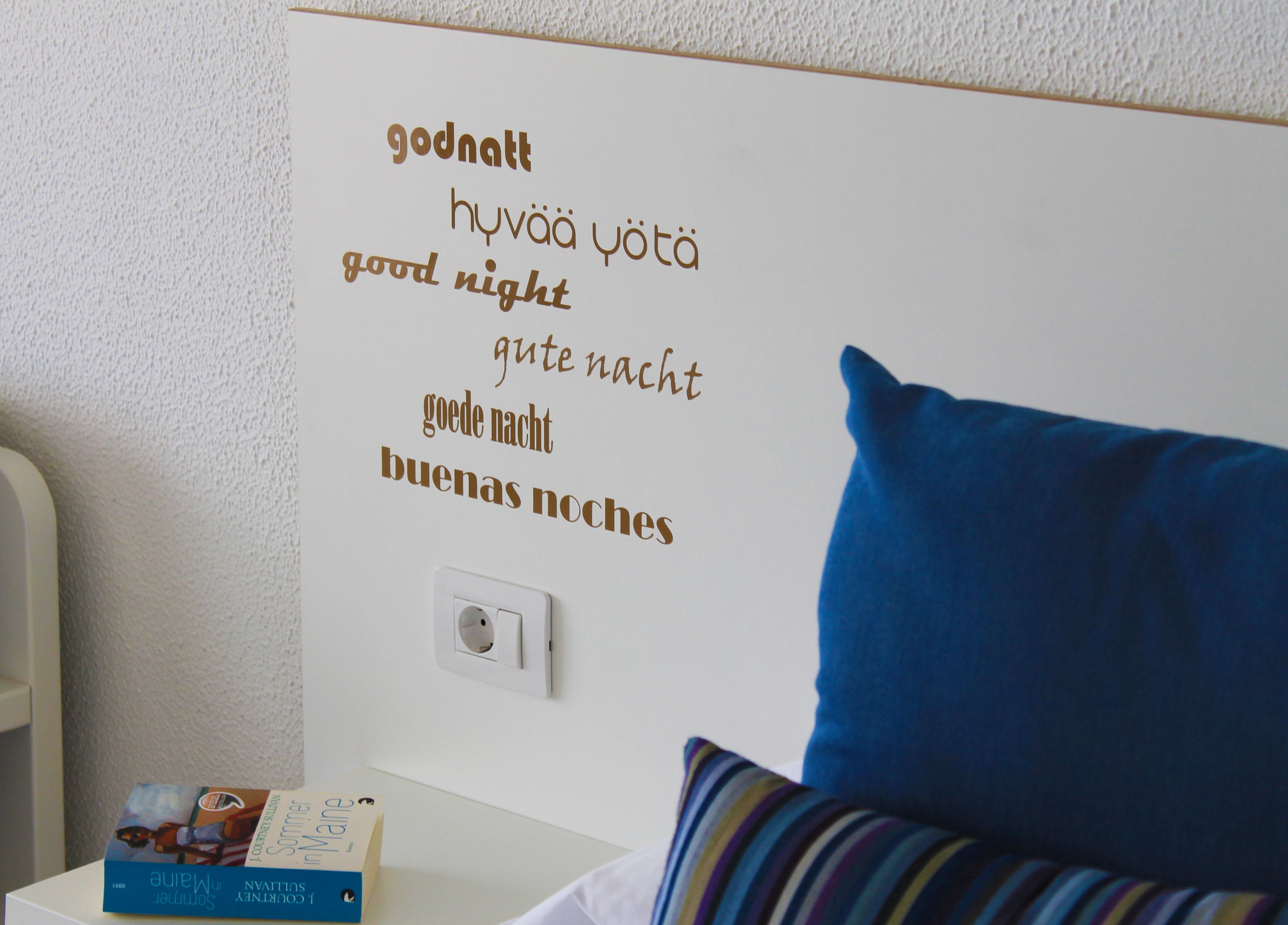 premium bedding, free cots/infant beds, free wifi, bed sheets