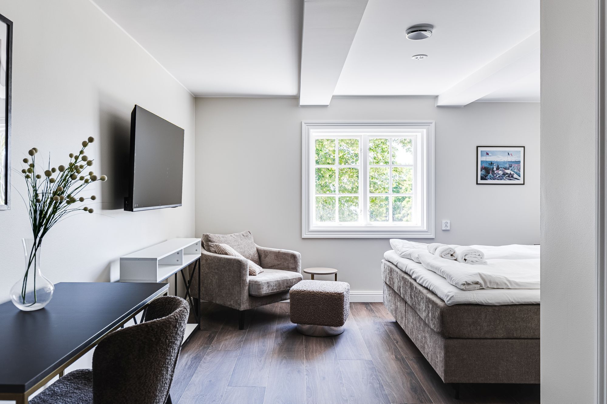 Signature Double Room (114) | Yksilöllisesti kalustettu, työpöytä