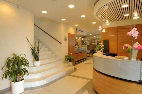 Sala de estar en el lobby