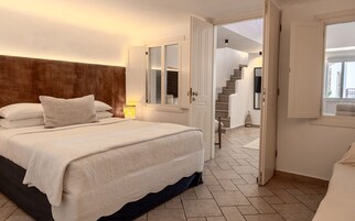 Two Bedroom Maisonette with Caldera View | 高档床上用品、客房内保险箱、隔音、免费 WiFi