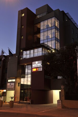 Front of property – evening/night