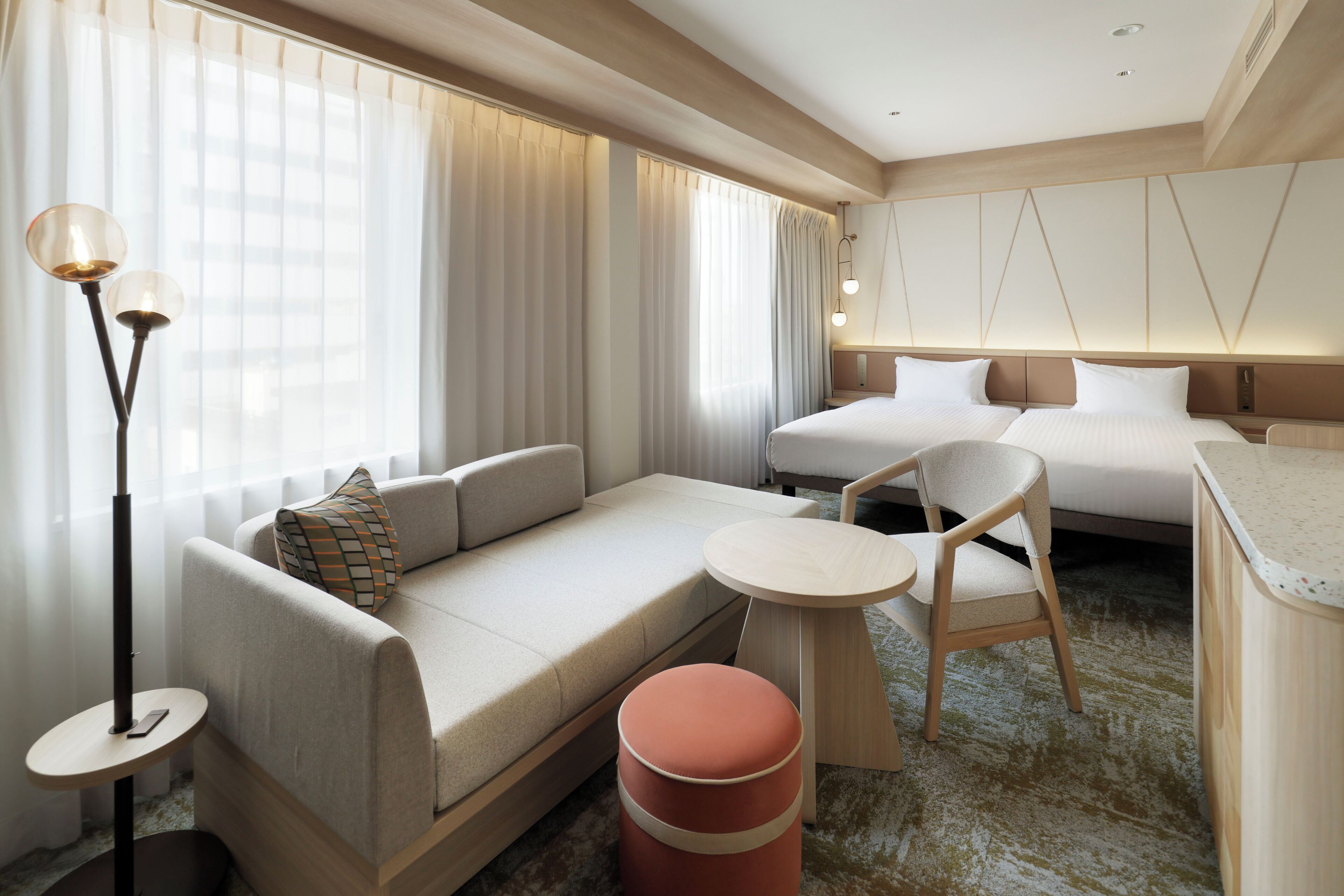 Deluxe Twin Room, Non Smoking | Premium bedding, in-room safe, blackout drapes, free WiFi