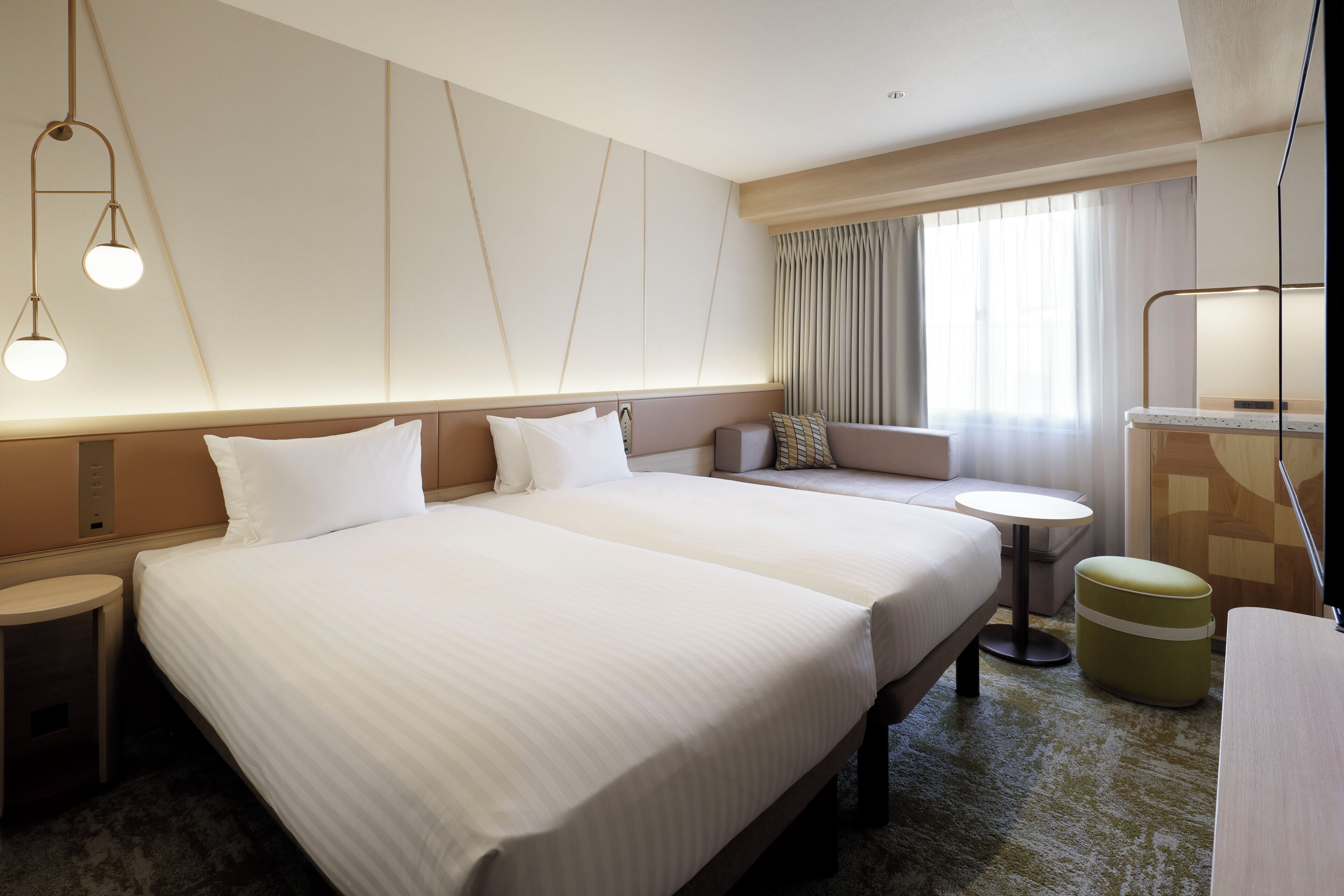 Kamar Twin Superior, Bebas Asap Rokok | Seprai premium, brankas, tirai kedap cahaya, dan Wi-Fi gratis