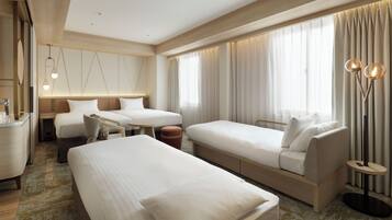 Camera Executive con 2 letti singoli, non fumatori (with Sofa Bed and Extra Bed) | Biancheria da letto di alta qualità, una cassaforte in camera