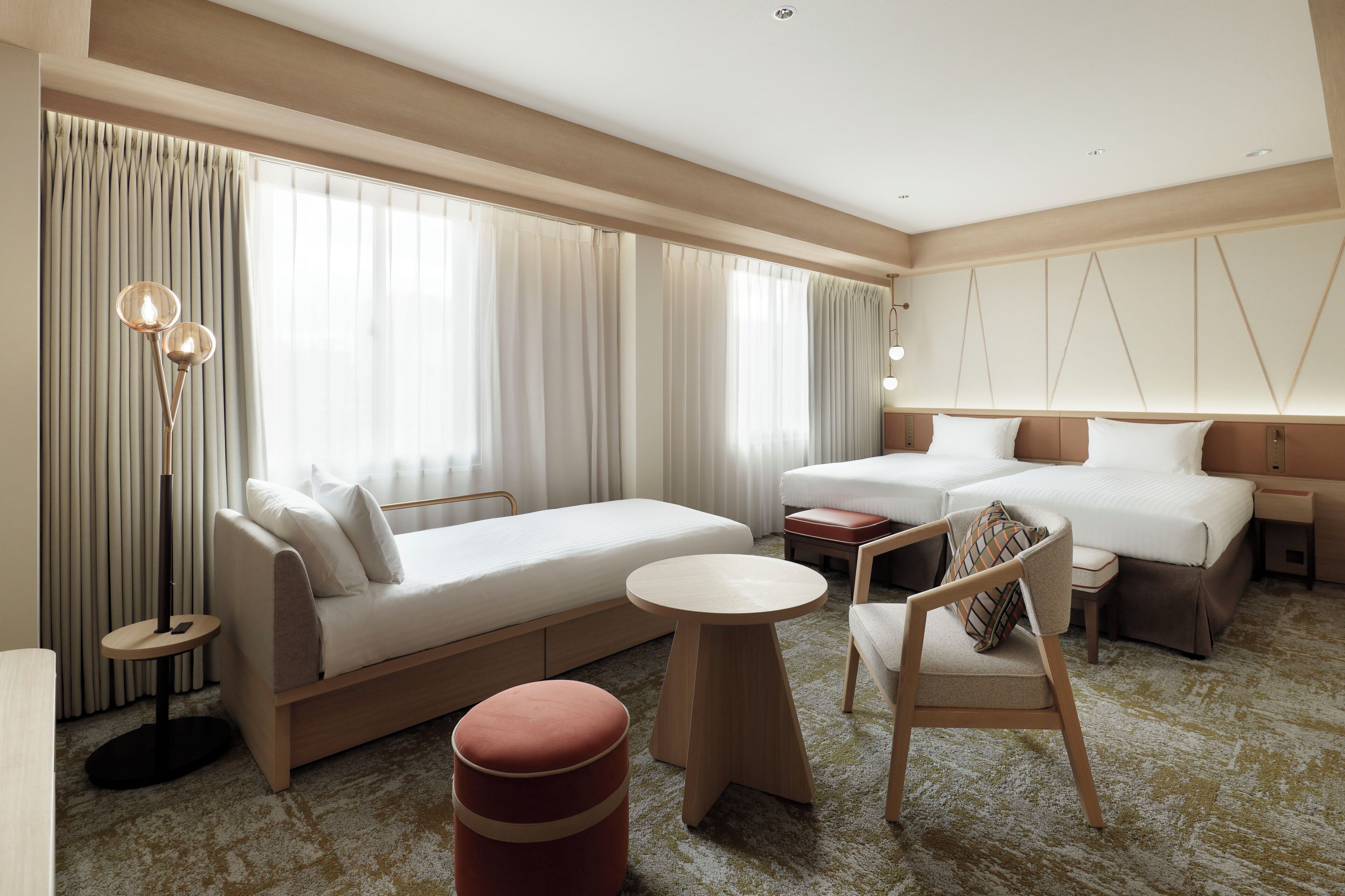 Chambre Exécutive avec lits jumeaux, non-fumeur (with Sofa Bed)