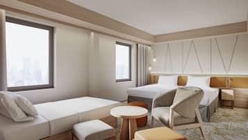 Tomannsrom – executive, ikke-røyk (with Sofa Bed) | Sengetøy av topp kvalitet, safe på rommet og blendingsgardiner