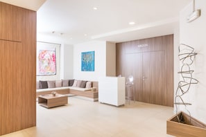 Lobby sitting area