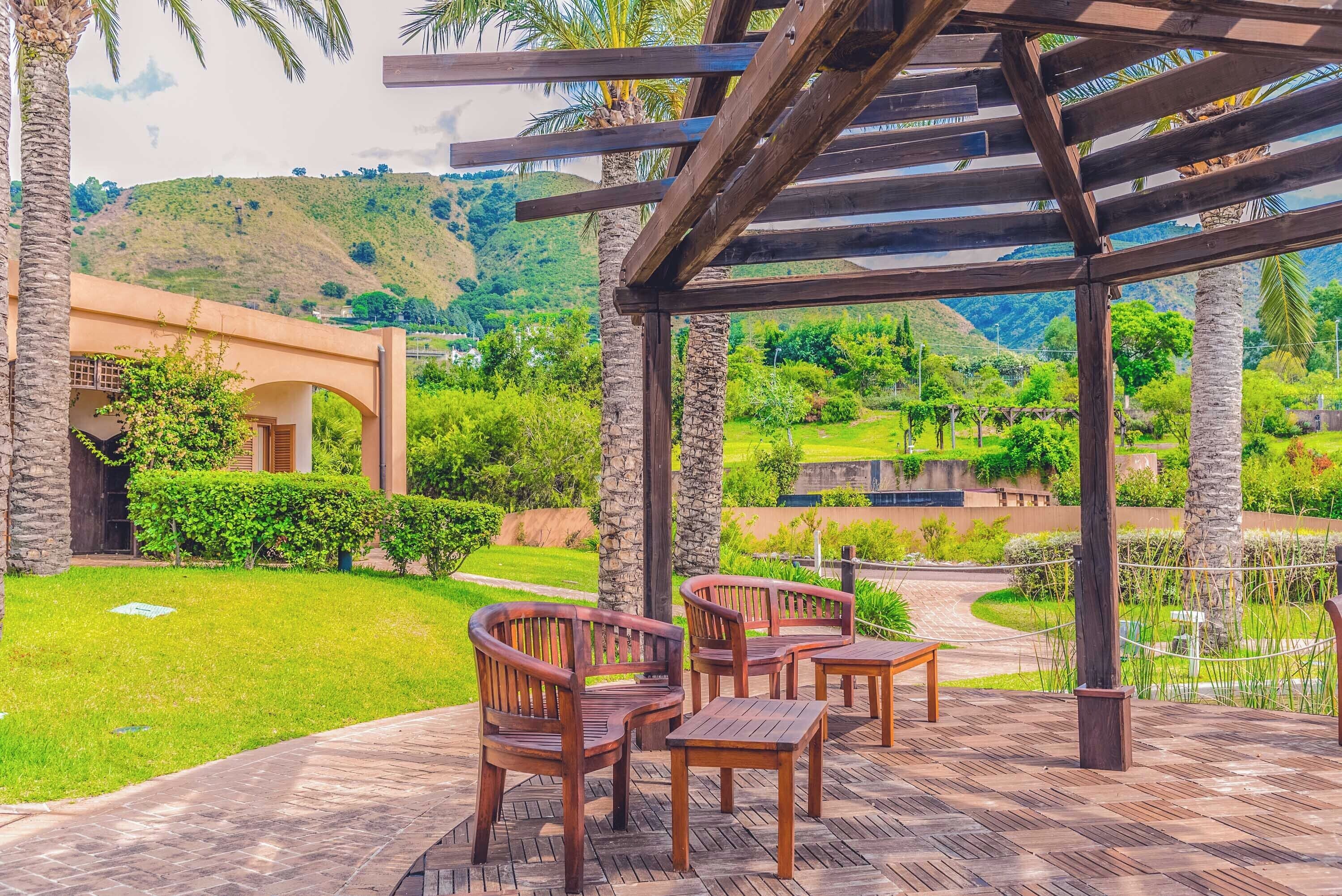 Udsigt fra overnatningsstedet