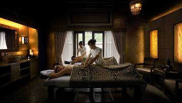 Hot tub, body treatments, hydrotherapy, aromatherapy, body scrubs