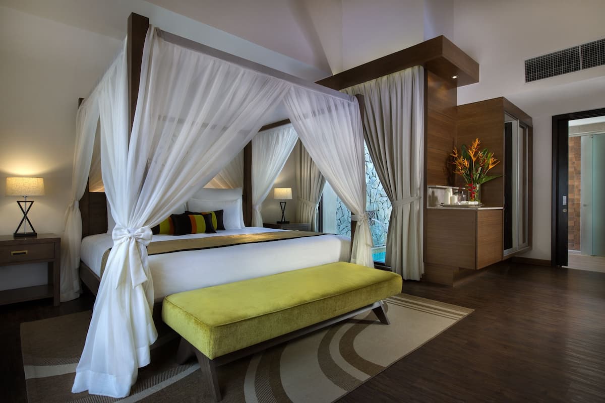 Villa, uitzicht op meer (No Child Allowed) | Luxe beddengoed, donsdekens, een kluis op de kamer