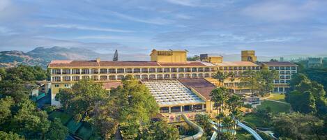Façana frontal de l'allotjament