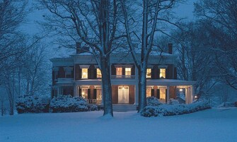 Front of property - evening/night