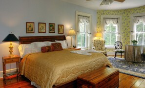 Premium bedding, pillowtop beds, individually decorated