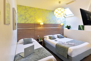 Triple Room | Premium bedding, in-room safe, desk, soundproofing