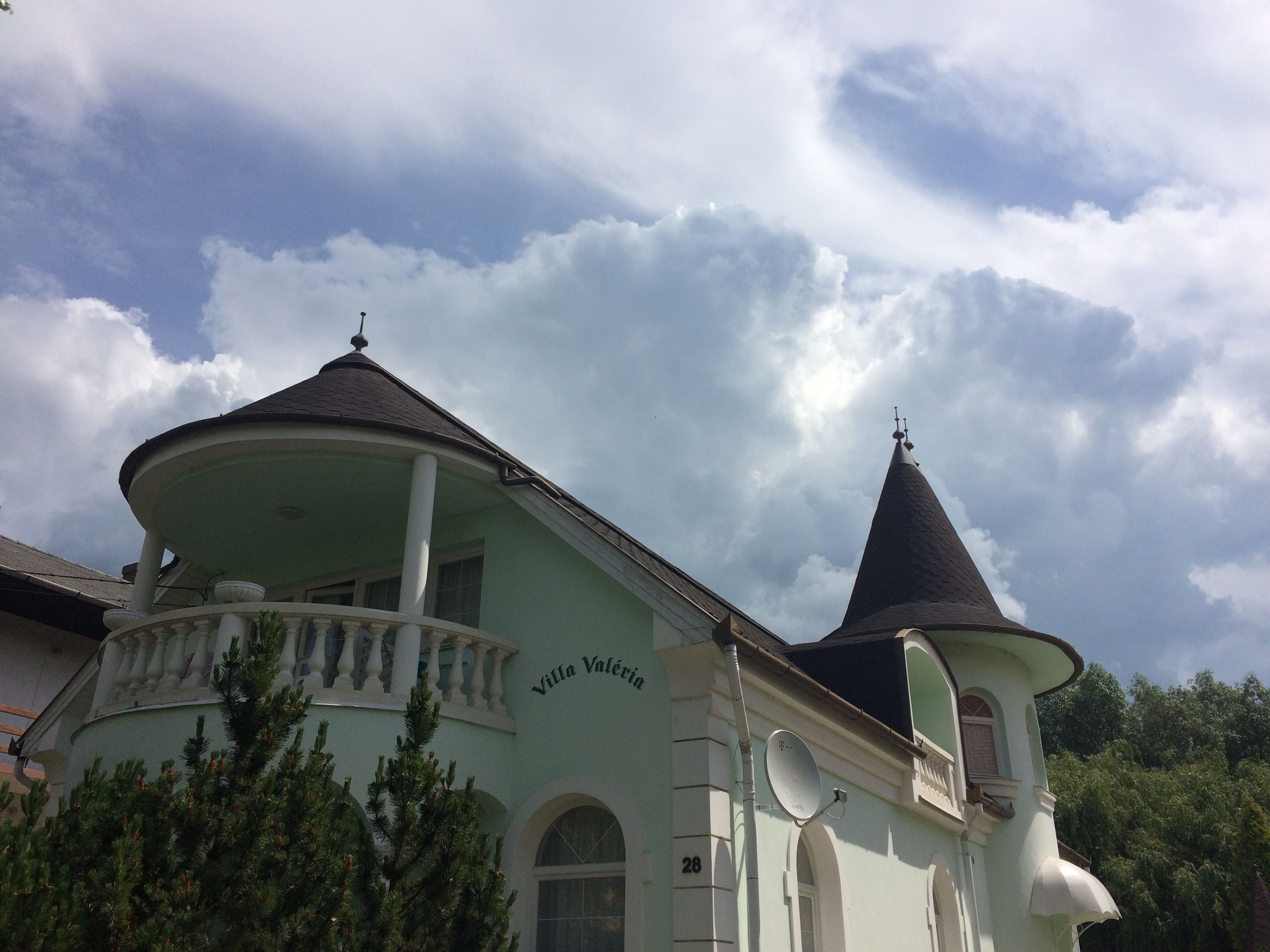 front of property – evening/night