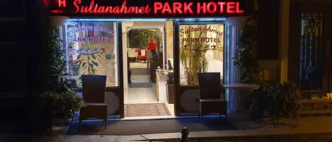 Entrada al alojamiento