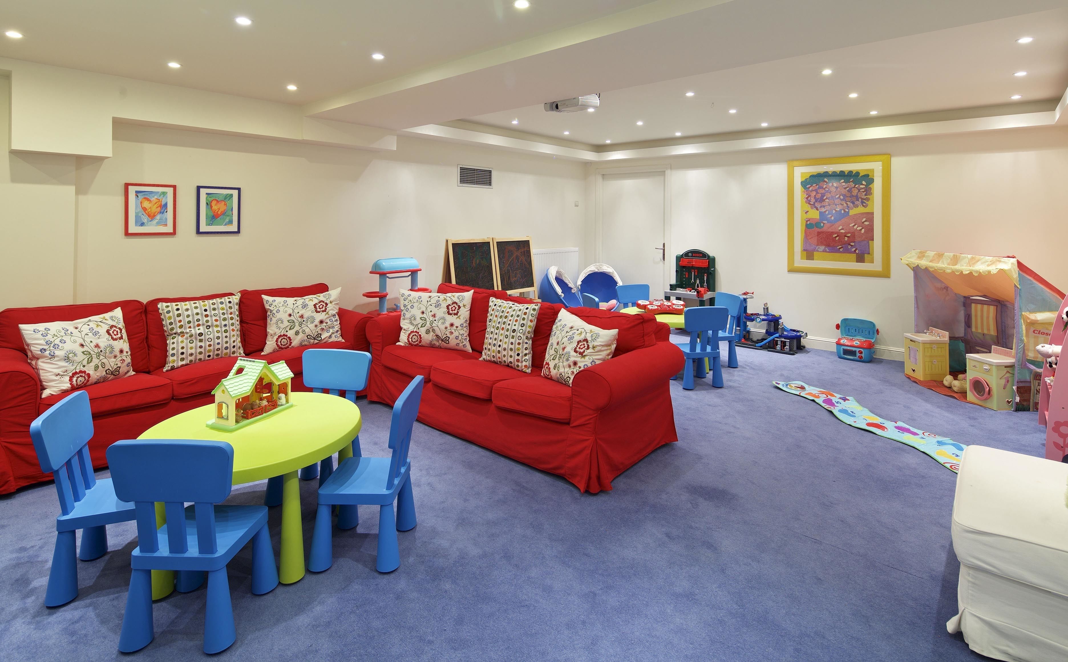 Lekområde för barn inomhus