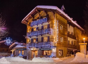 Majoituspaikan julkisivu