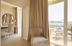 Superior Double Room, Sea View | Living area | Flat-screen TV