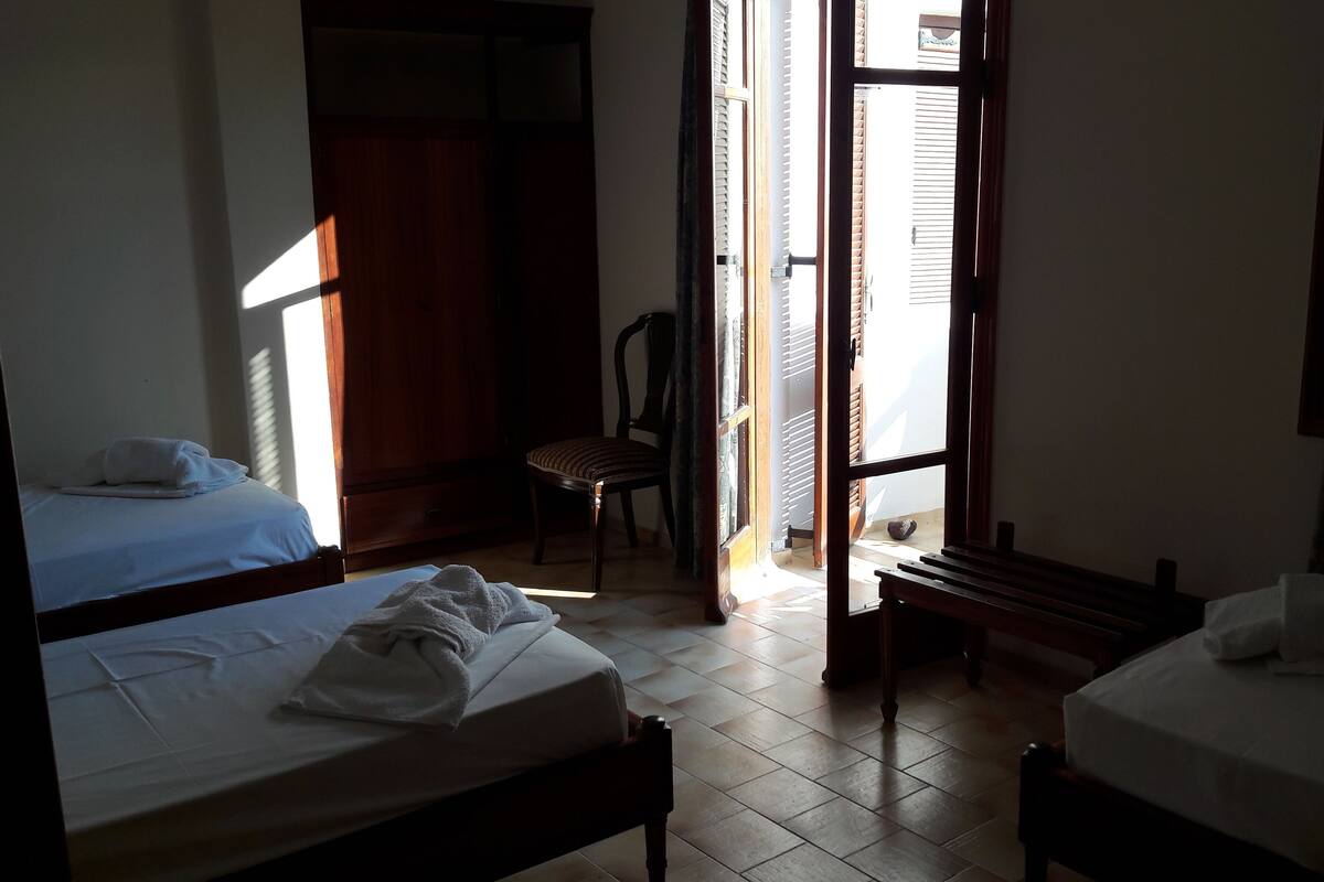 Double or Twin Room, Terrace, Ground Floor | Premium bedding, in-room safe, cribs (free), rollaway beds (surcharge)