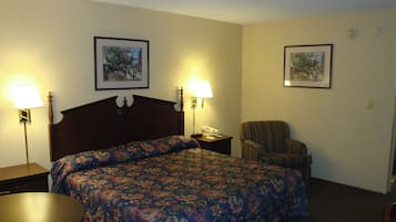 One king bed non smoking | Desk, laptop workspace, iron/ironing board, free WiFi