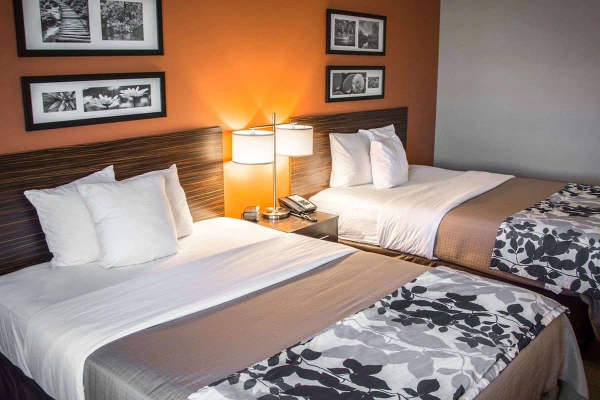 desk, blackout curtains, iron/ironing board, rollaway beds