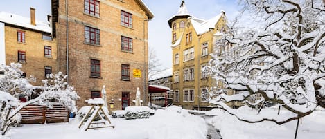 Façade de l’hébergement