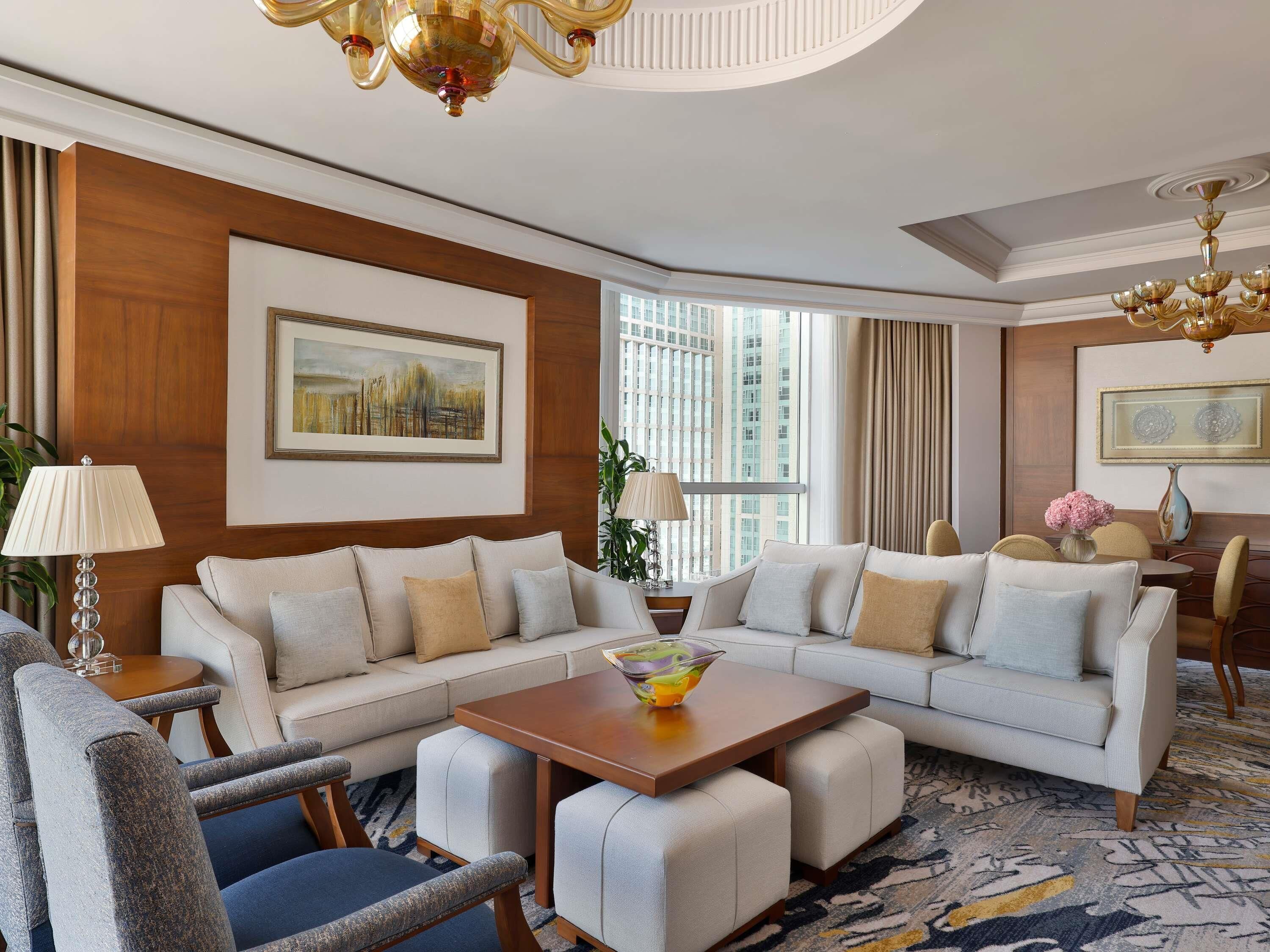 Royal Suite, 2 Bedrooms (Partial Kaaba View) | Premium bedding, minibar, in-room safe, individually decorated