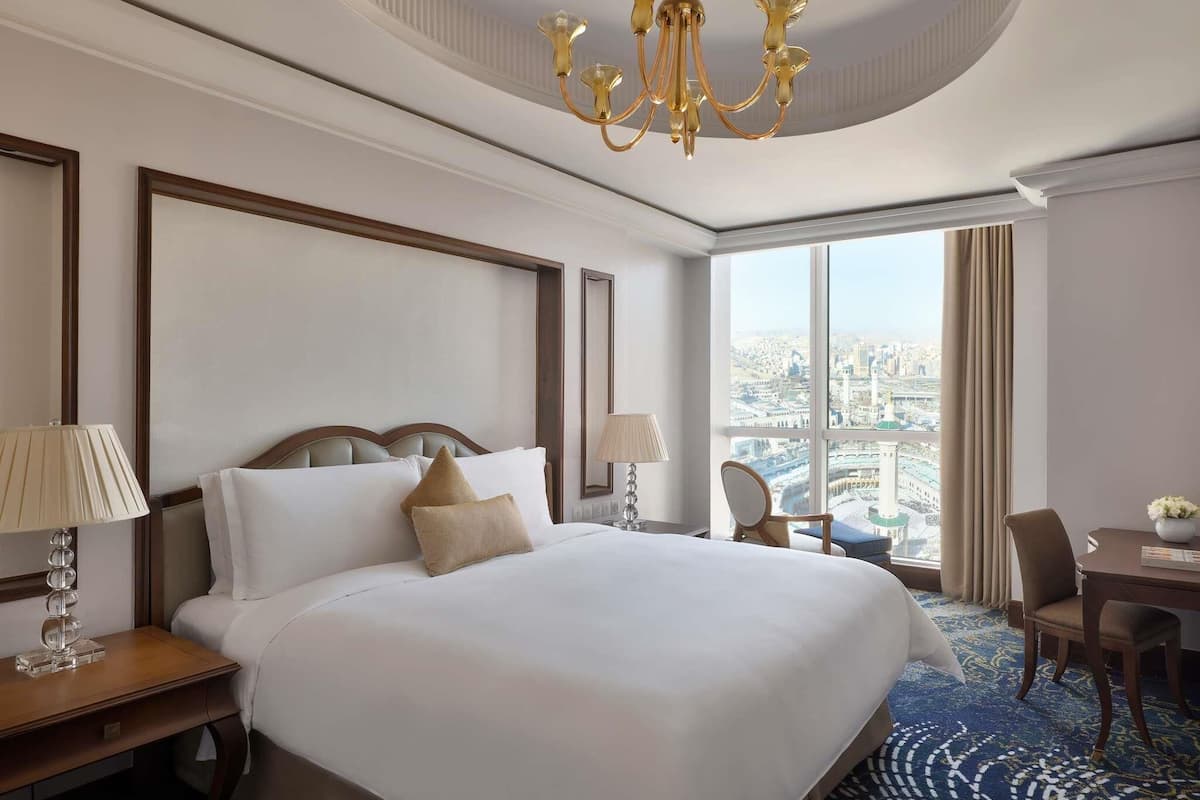 Royal Suite, 2 Bedrooms (Partial Kaaba View) | Premium bedding, minibar, in-room safe, individually decorated