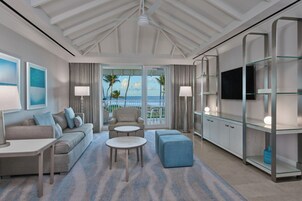 Suite, 1 Bedroom, Oceanfront (Balcony) | Living area | LCD TV, Netflix, pay movies, streaming services