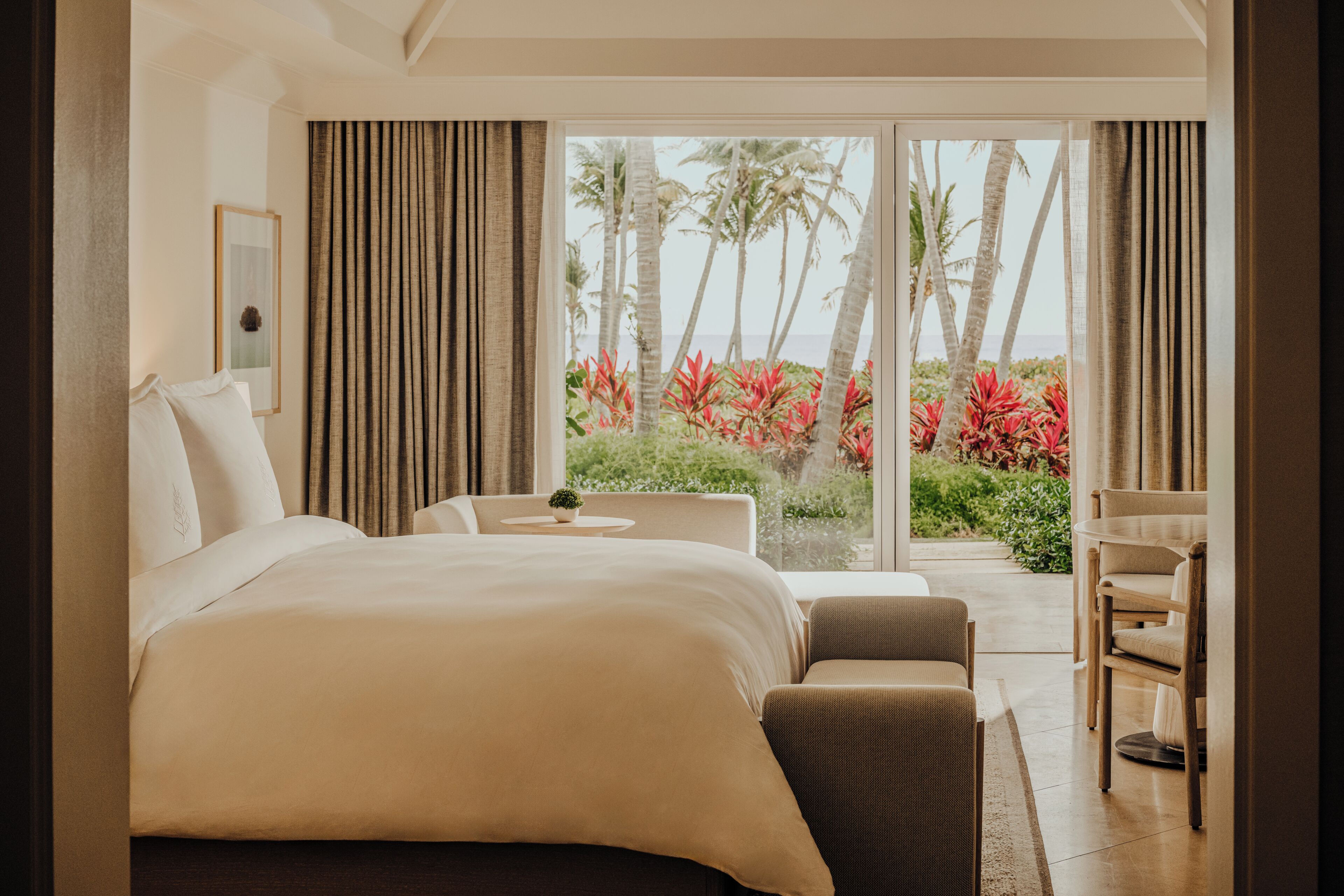 Suite, 1 chambre, en front de mer (Accessible) | Draps en coton égyptien, literie de qualité supérieure
