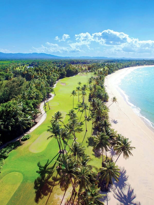 On the beach, beach cabanas, sun loungers, beach umbrellas