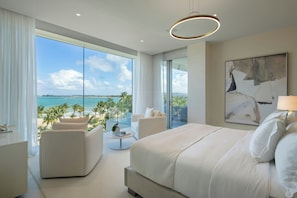 Quarto superluxo, 4 quartos, para não fumantes, de frente para o oceano | Comodidades da propriedade