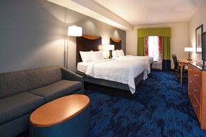 Room, Multiple Beds | In-room safe, iron/ironing board, travel crib, free WiFi - Fairfield Inn & Suites by Marriott Grand Island (Grand Island)