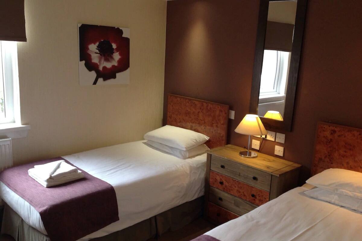 Standard Room, 2 Twin Beds, Non Smoking, Private Bathroom | WiFi (free), bed sheets