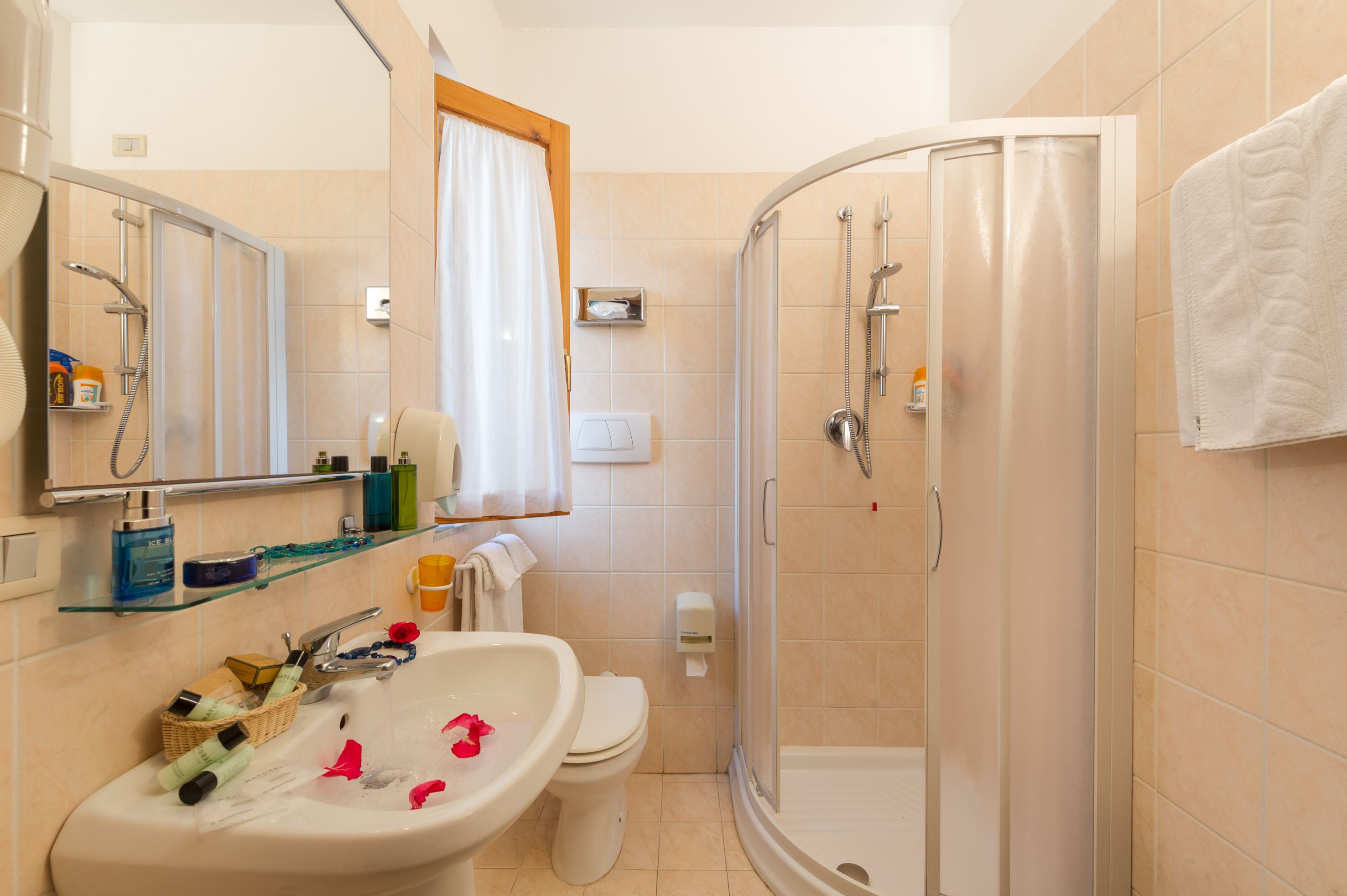 standard single room | bathroom | hair dryer, bidet, towels
