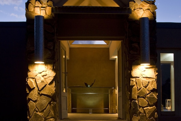 Front of property – evening/night