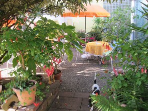 Terrace/patio - Haus Am Kurpark Hotel Garni (Schoemberg)