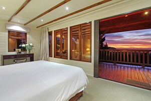 舒适村舍, 海湾景观, 山腰 (Phezulu - Self Catering) | 埃及棉床单、高档床上用品、泰普尔床垫、客房内保险箱